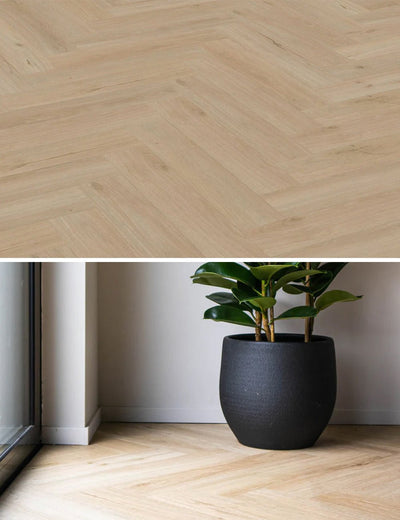 Vivafloors Luxor - Eiken 7230 - Visgraat Plak PVC - Solza.nl