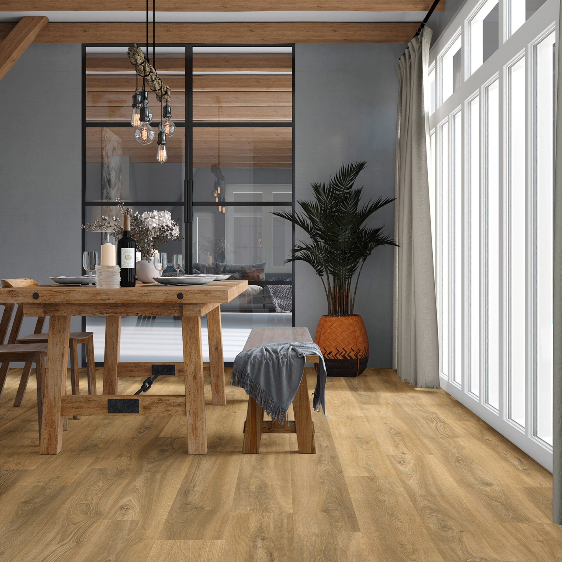 Vivafloors Sauerland - Eiken 3520 - Rechte Stroken Click PVC