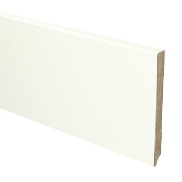 BL MDF Moderne plint 120x12 V313 wit gegrond recht