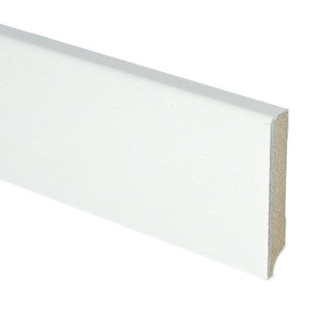 BL MDF Moderne plint 70x12 V313 wit gegrond recht