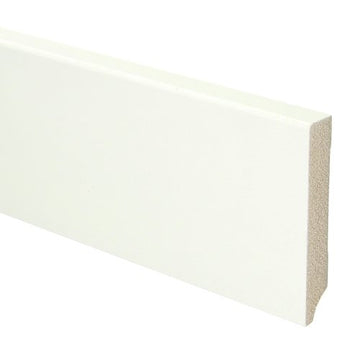 BL MDF Moderne plint 90x15 V313 wit gegrond recht