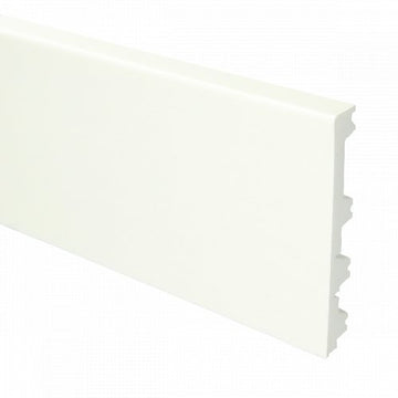 Flexibele Moderne plint 120/90/70x12 wit