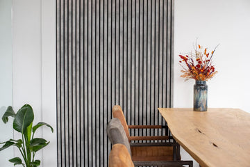 Floer Akupanel XL Wandpanelen Beton Grijs - 300 x 60 cm - Akoestische Panelen