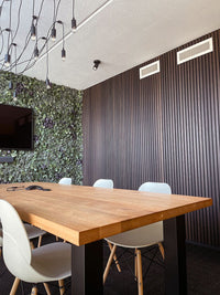 Floer Akupanel XL wandpanelen Mokka Zwart Eiken - 300 x 60 cm - Akoestische Panelen - Solza.nl