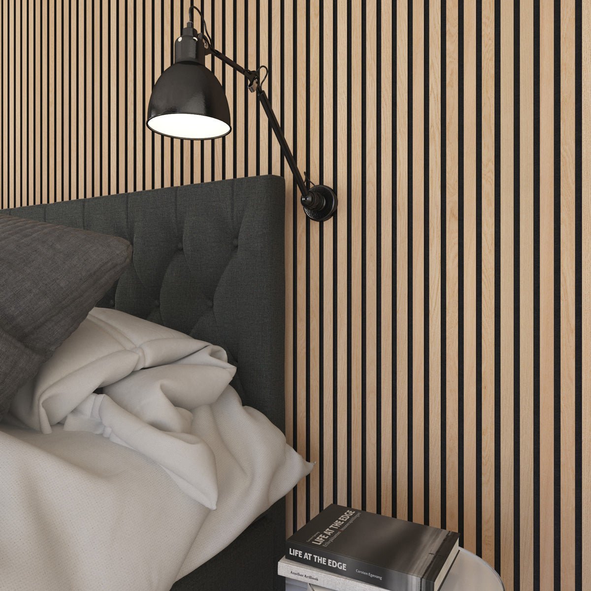 Floer Akupanel XL wandpanelen Onbehandeld Eiken - Solza