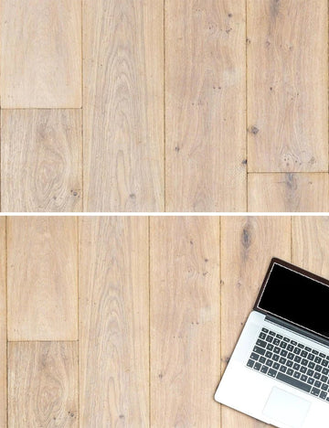 Floer Lamelparket Rustiek Eiken Multiplank Verouderd & Wit Geolied - Houten Vloer