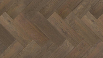 Floer Visgraat Parket Rustiek Eiken Hout Multiplank Dubbel Gerookt & Grijs Geolied FLR-4012