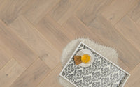 Floer Visgraat Parket Rustiek Eiken Multiplank Enkel Gerookt & Wit Geolied FLR-4003 - Solza.nl