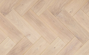 Floer Visgraat Parket Rustiek Eiken Hout Multiplank Wit Geolied FLR-4001