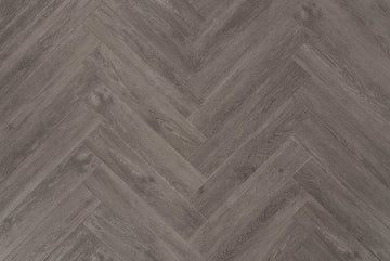 Floer Visgraat PVC Carbonzwart Eiken 3504