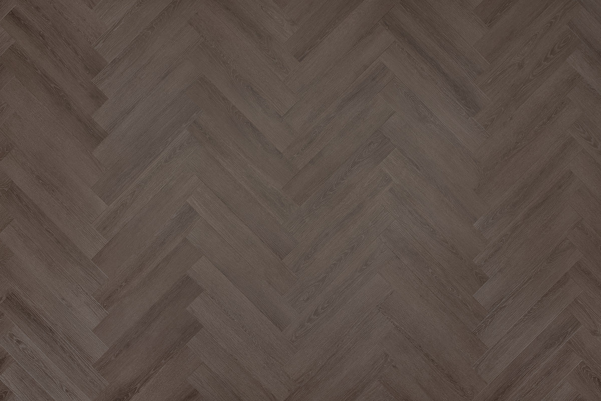 Floer Visgraat PVC Zwart Eiken FLR-3519 - Solza.nl