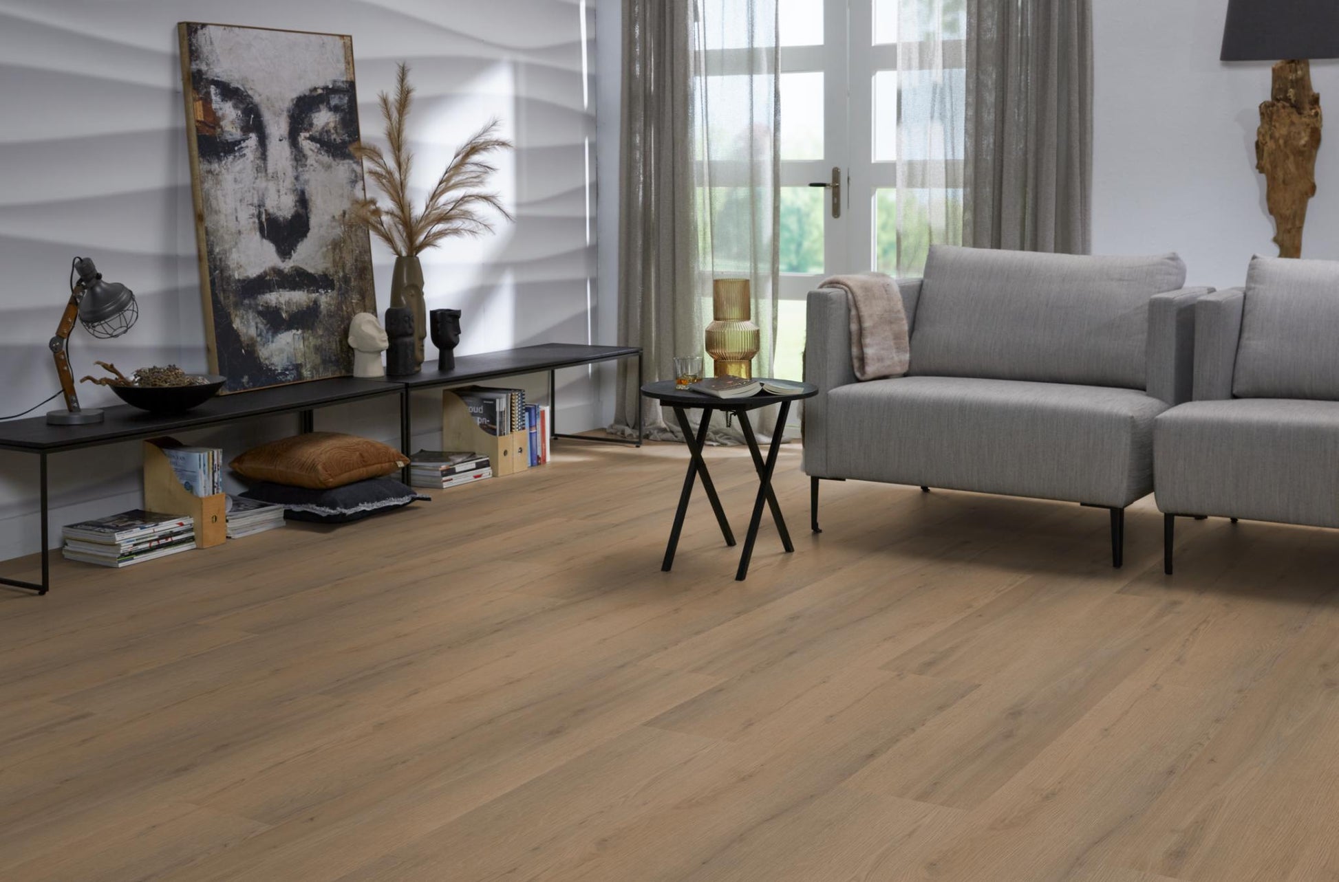 Floorlife Barnet Dark Oak 8511 Dryback PVC Rechte Stroken - Warme kleur donker eiken - Solza.nl