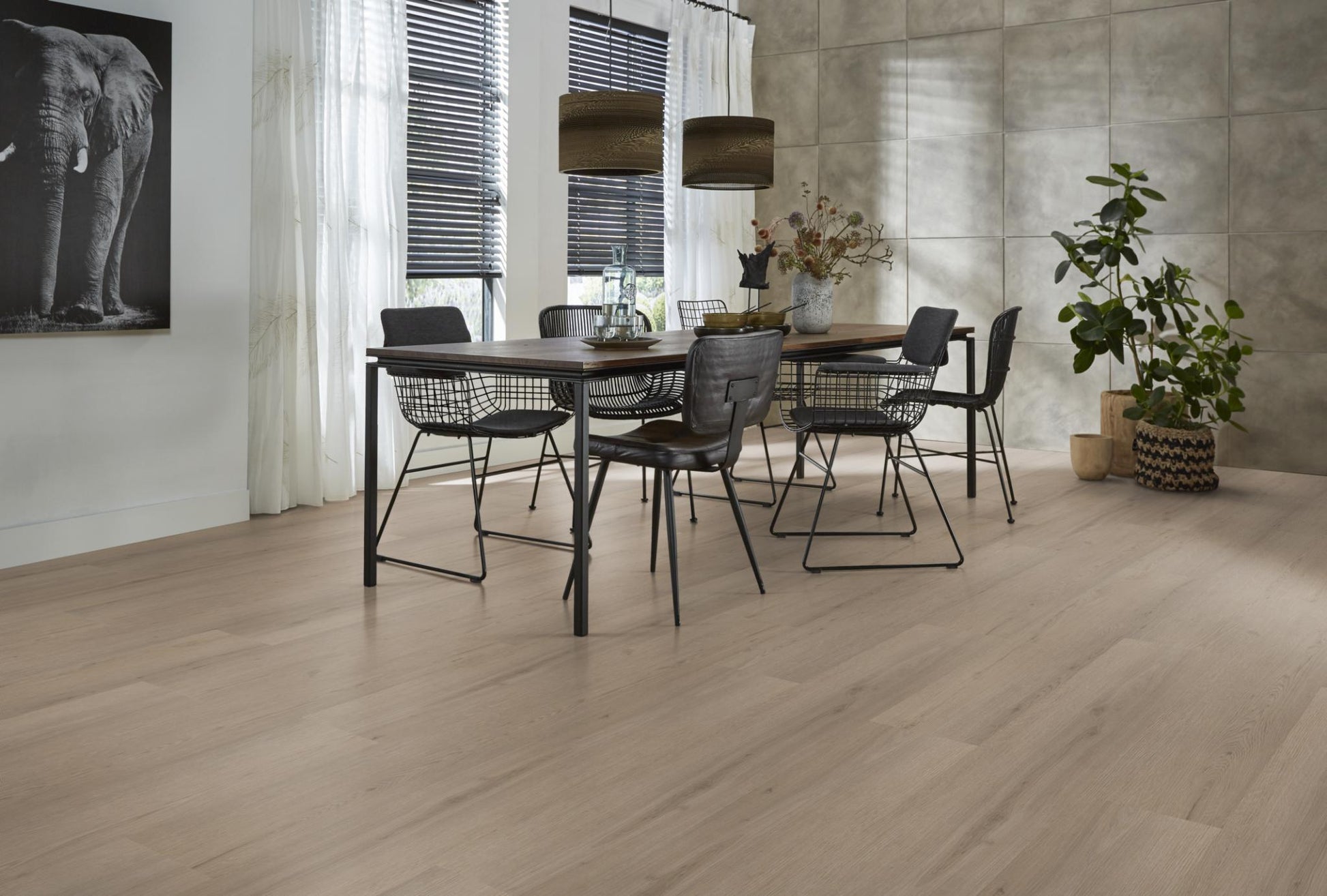 Floorlife Barnet Smoky 8510 Dryback PVC Rechte Stroken - Solza.nl