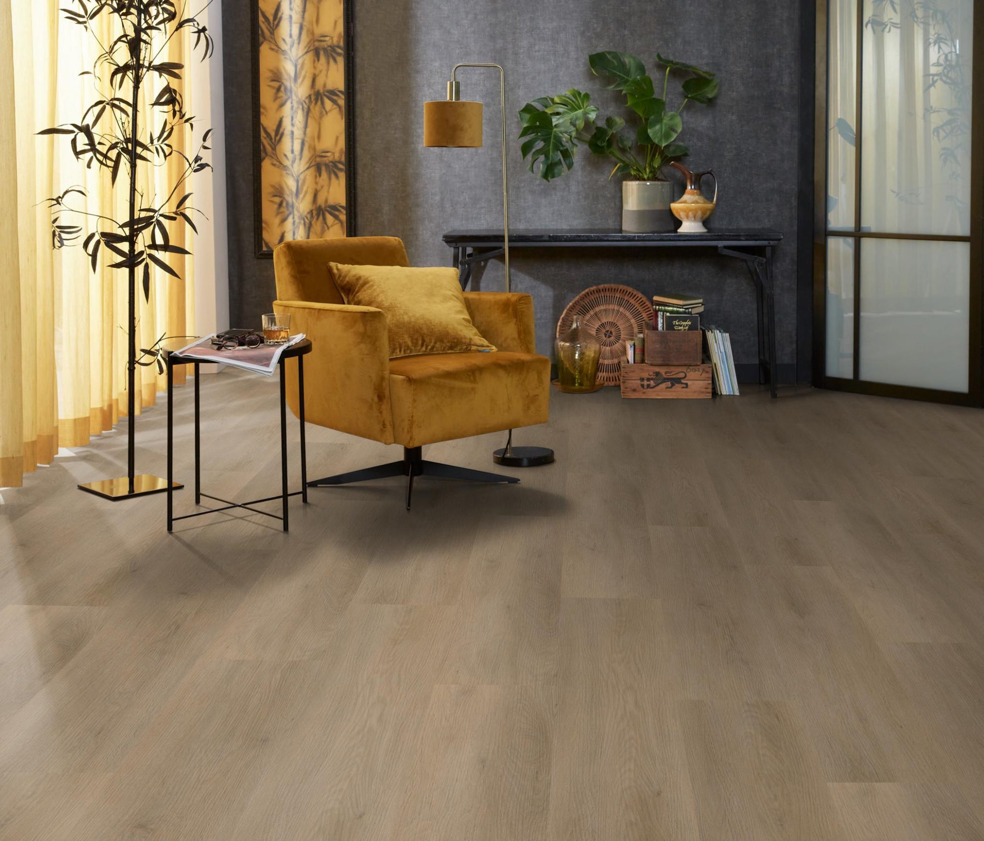 Floorlife Click PVC Newham Natural Oak 8413 - Noestarm eiken 122 x 22.9 cm - Solza.nl