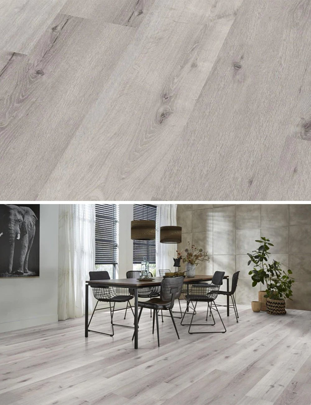 Floorlife Click PVC Sydney Harbour Light Grey 2913 SRC - Solza.nl