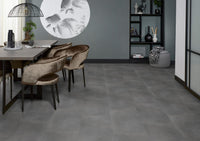 Floorlife Click PVC Tegel Southwark Dark Grey 4311 - Donkergrijs 91.4x45.7 cm - Solza.nl