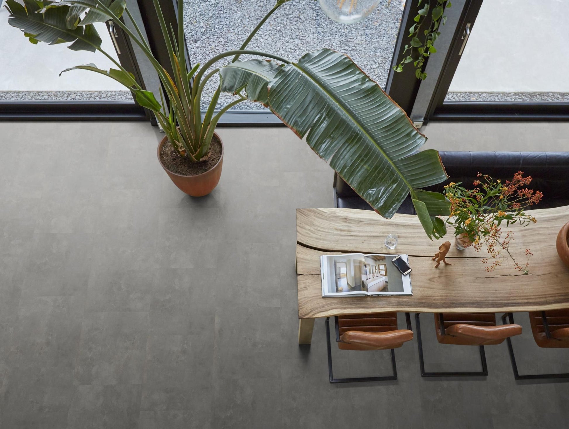 Floorlife Click PVC Tegel Victoria XL Grey 6212 SRC - 81.2 x 40.6 cm - Solza.nl
