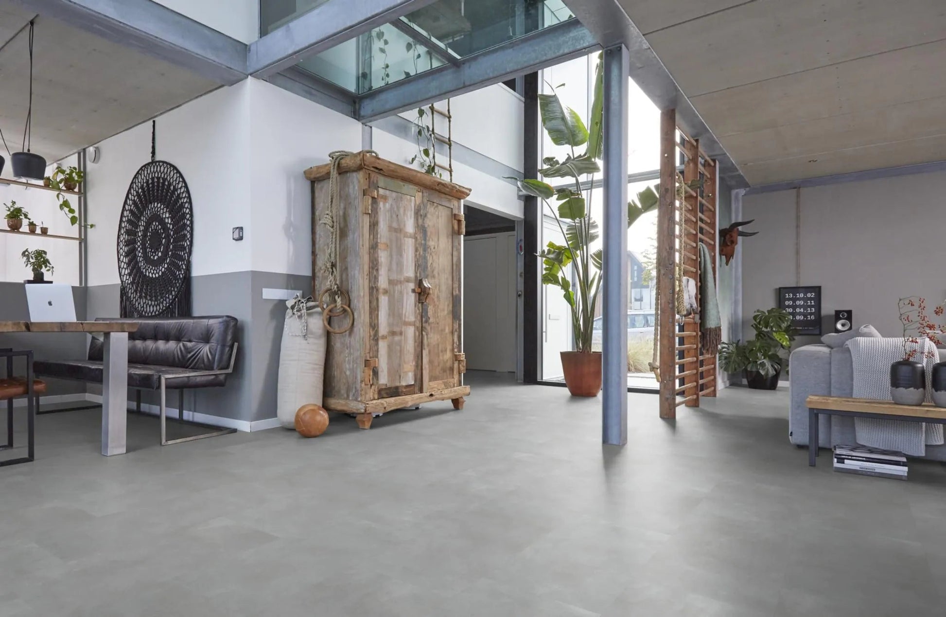 Floorlife Ealing Light Grey 7313 Tegel Dryback PVC - Solza.nl