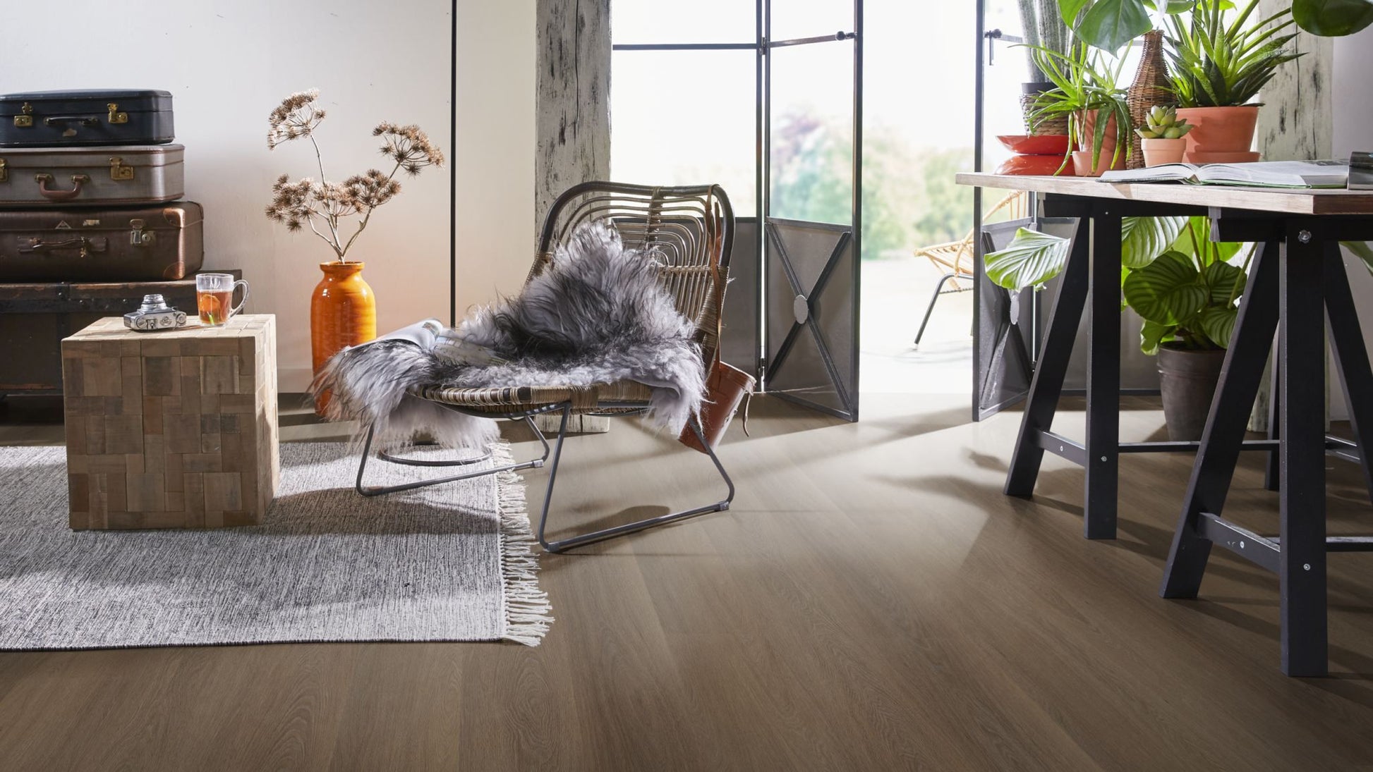 Floorlife Fulham Brown 1615 Dryback PVC - Solza.nl