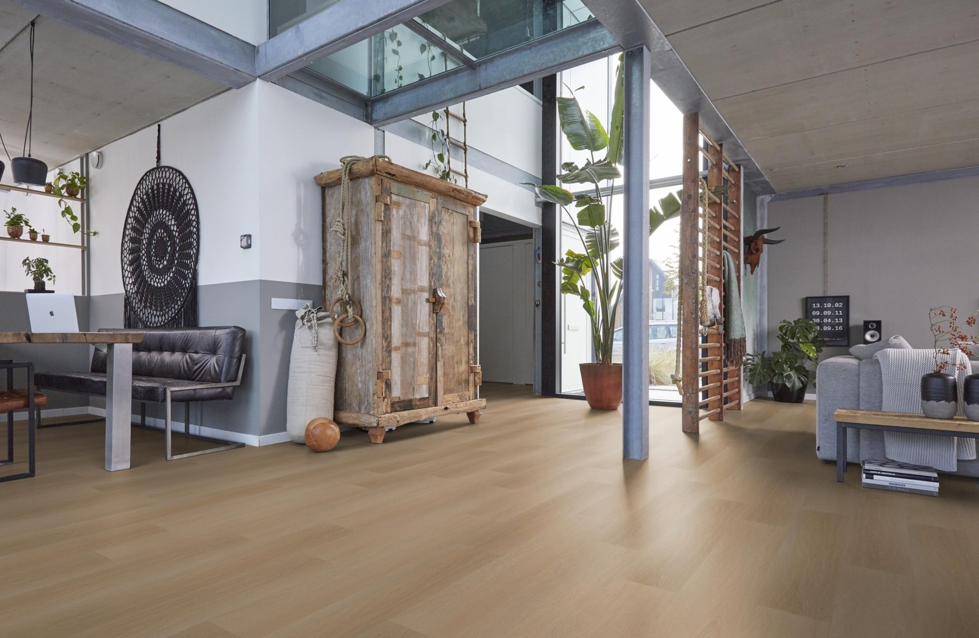 Floorlife Fulham Natural Oak 1610 Dryback PVC Rechte Stroken - Solza.nl