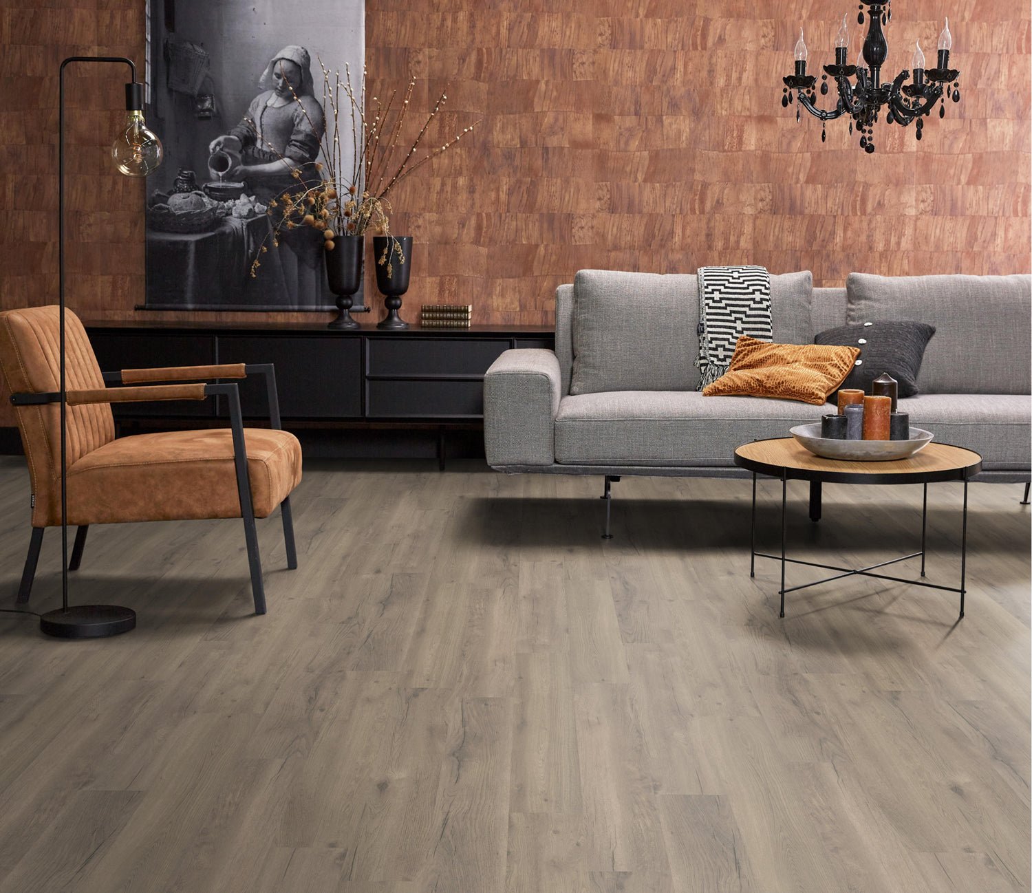 Floorlife Laminaat Houtlook Inwood Eiken Donkergrijs 2427 - Solza.nl