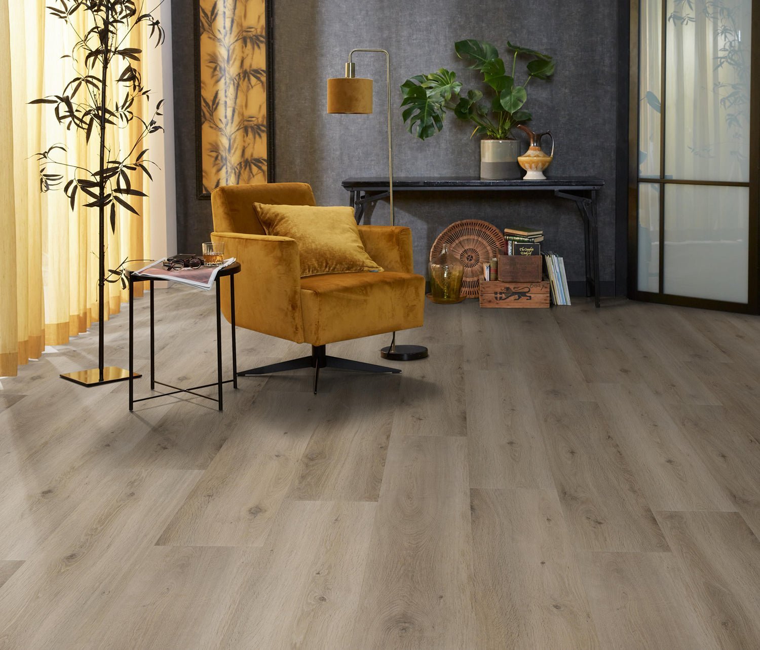 Floorlife Laminaat Houtlook Inwood Eiken Grijs Beige 3773 - Solza.nl