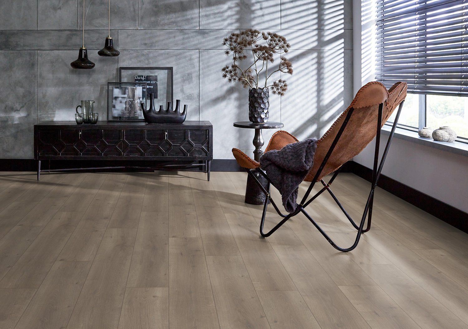 Floorlife Laminaat Houtlook Queens Grijs Bruin Eiken 6404 - Solza.nl