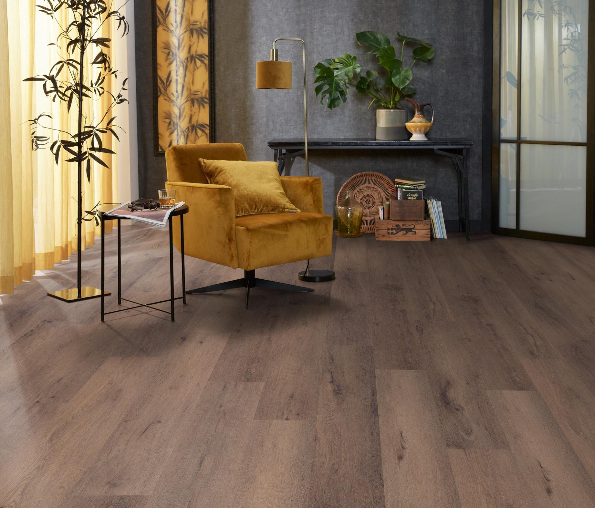Floorlife Laminaat Livingston Grijsbruin Eiken 0312 - Solza.nl