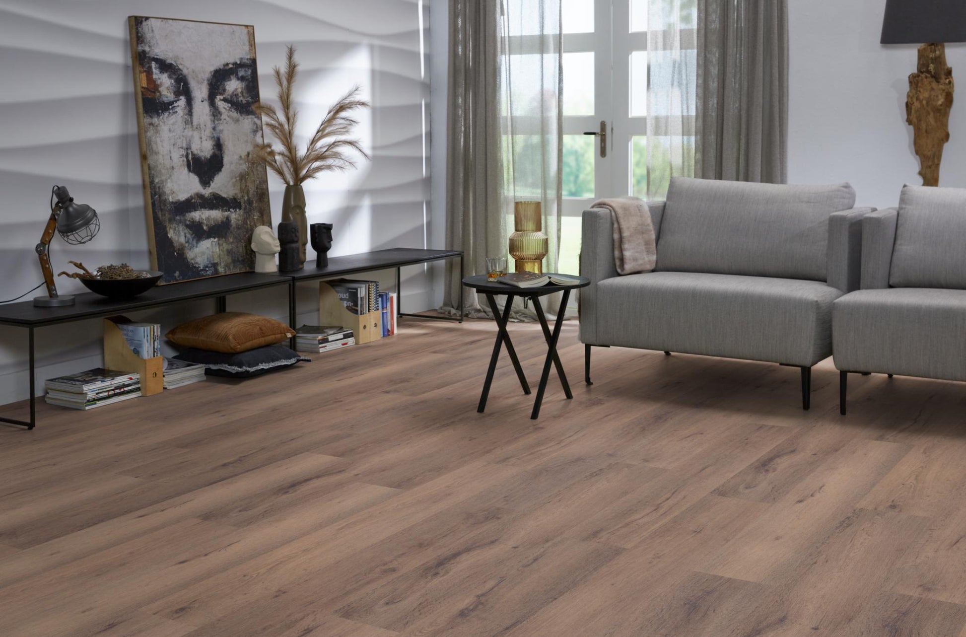 Floorlife Laminaat Livingston Grijsbruin Eiken 0312 - Solza.nl