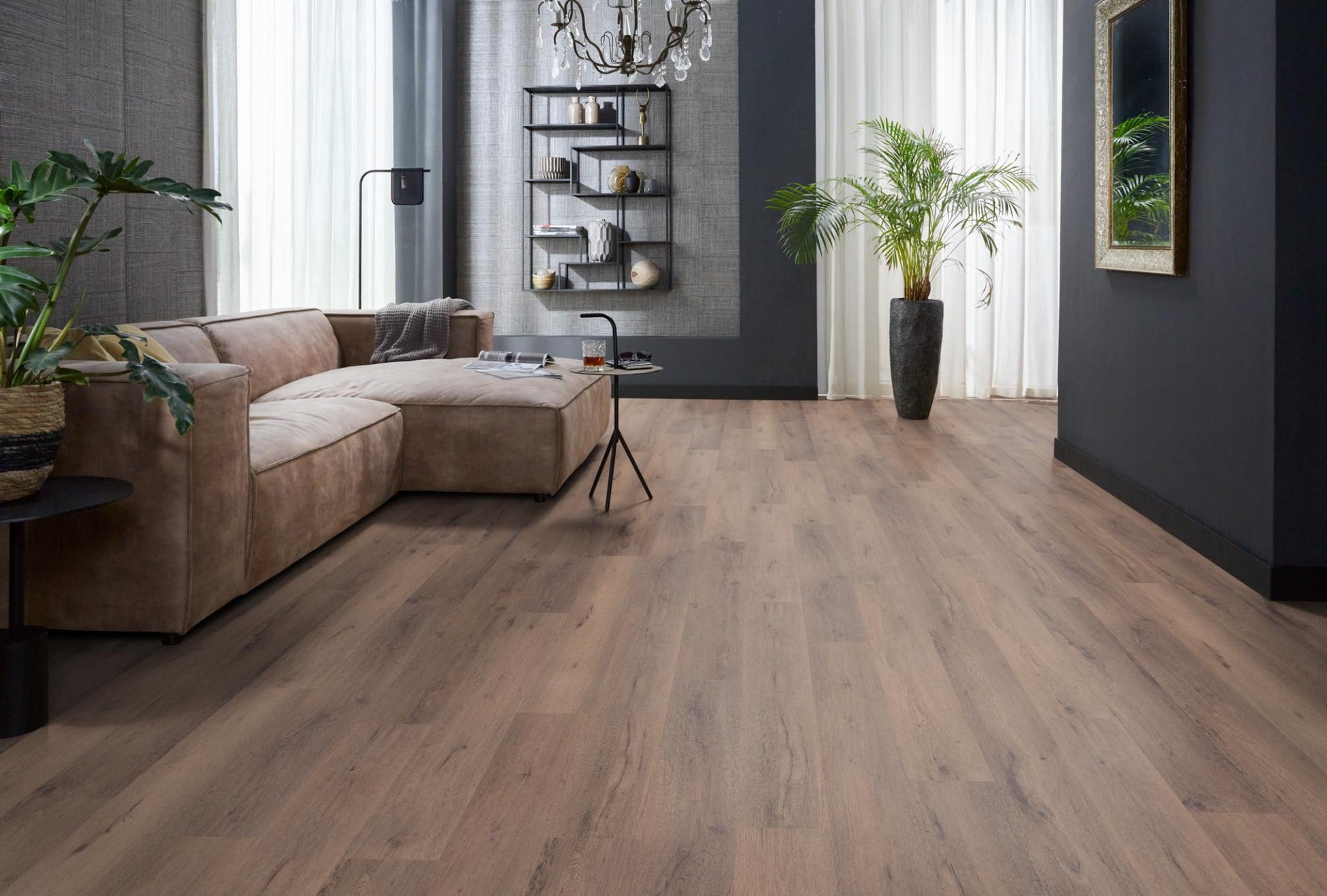 Floorlife Laminaat Livingston Grijsbruin Eiken 0312 - Solza.nl