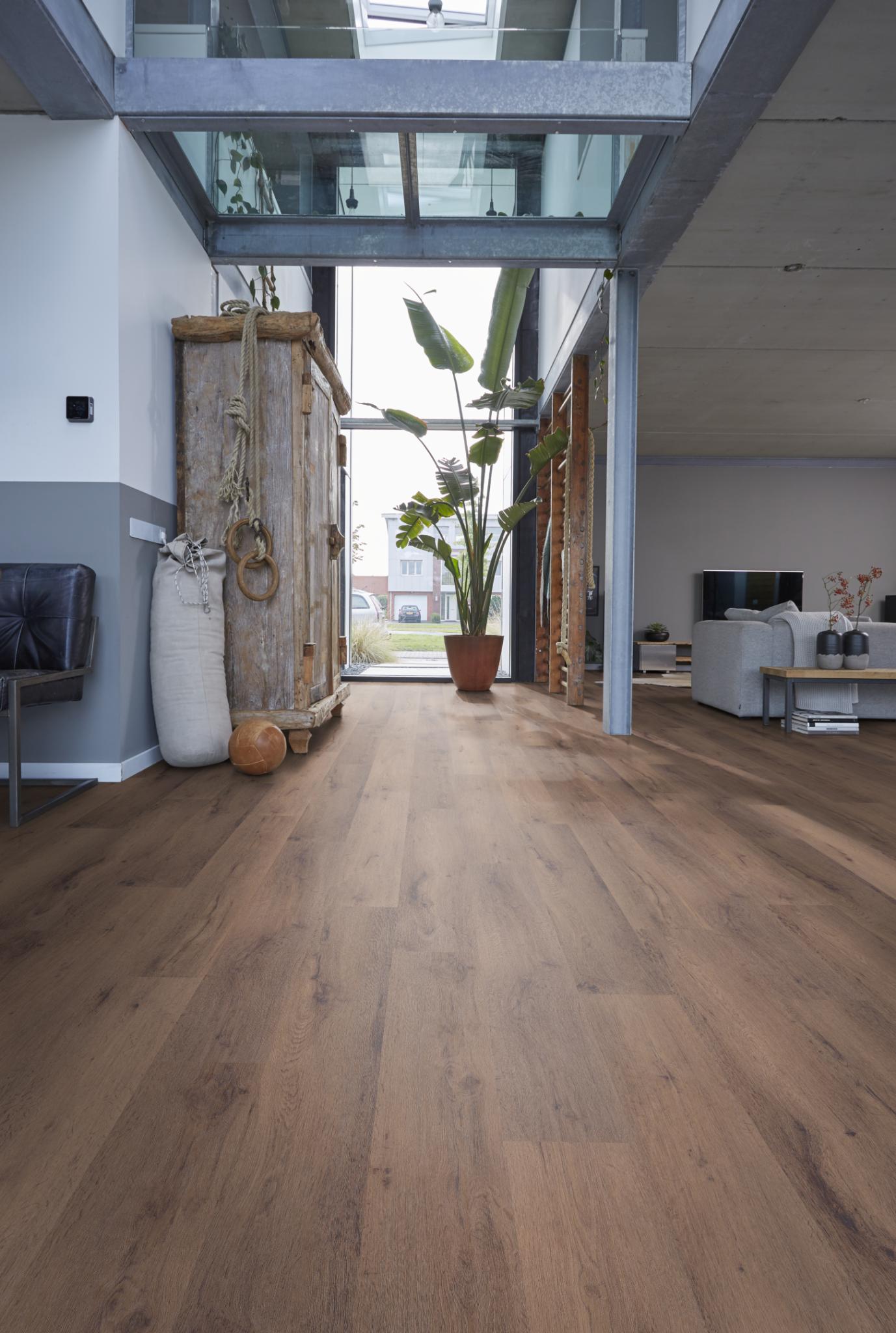 Floorlife Laminaat Livingston Grijsbruin Eiken 0312 - Solza.nl
