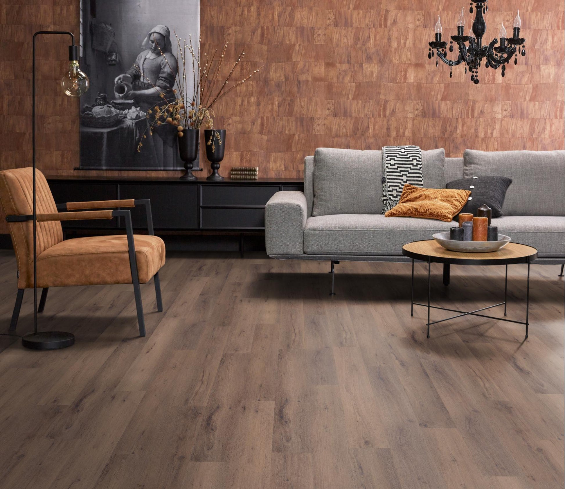 Floorlife Laminaat Livingston Grijsbruin Eiken 0312 - Solza.nl