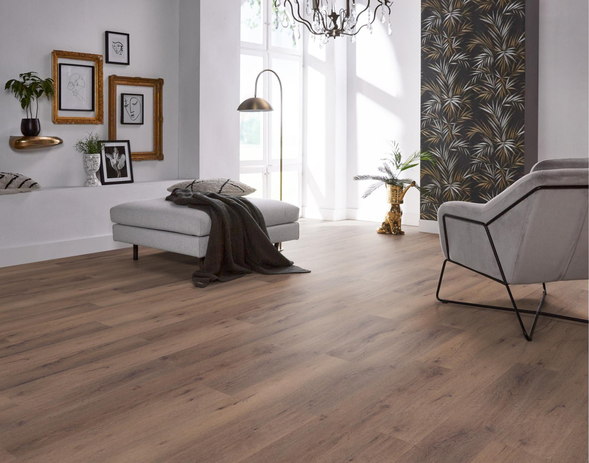 Floorlife Laminaat Livingston Grijsbruin Eiken 0312 - Solza.nl