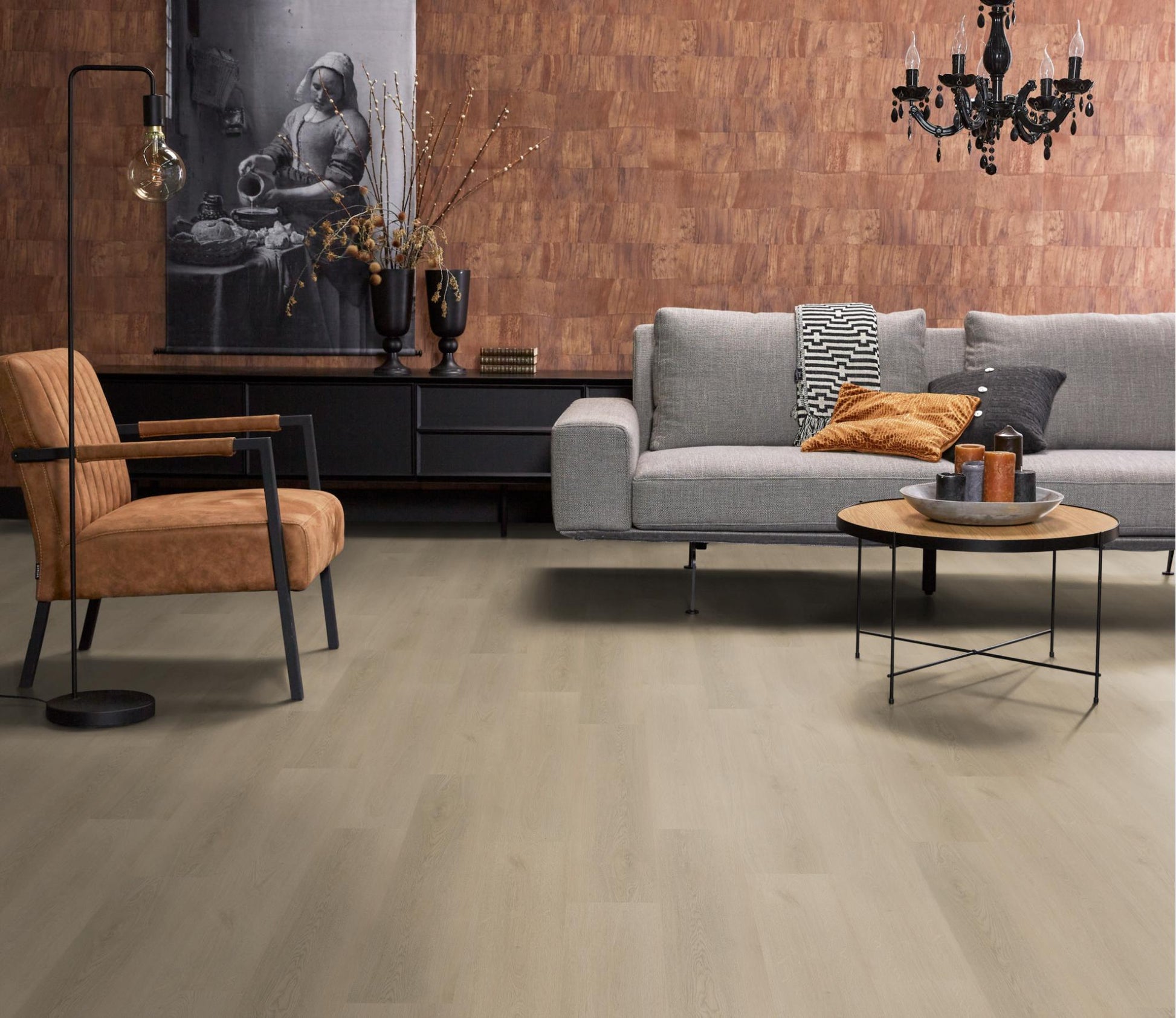 Floorlife Merton Beige 7510 Dryback PVC Rechte Stroken - Solza.nl