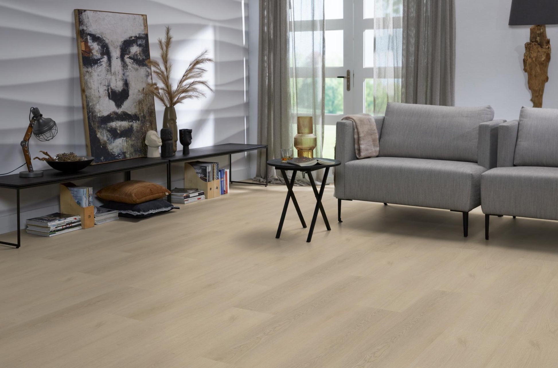 Floorlife Merton Beige 7510 Dryback PVC Rechte Stroken - Solza.nl