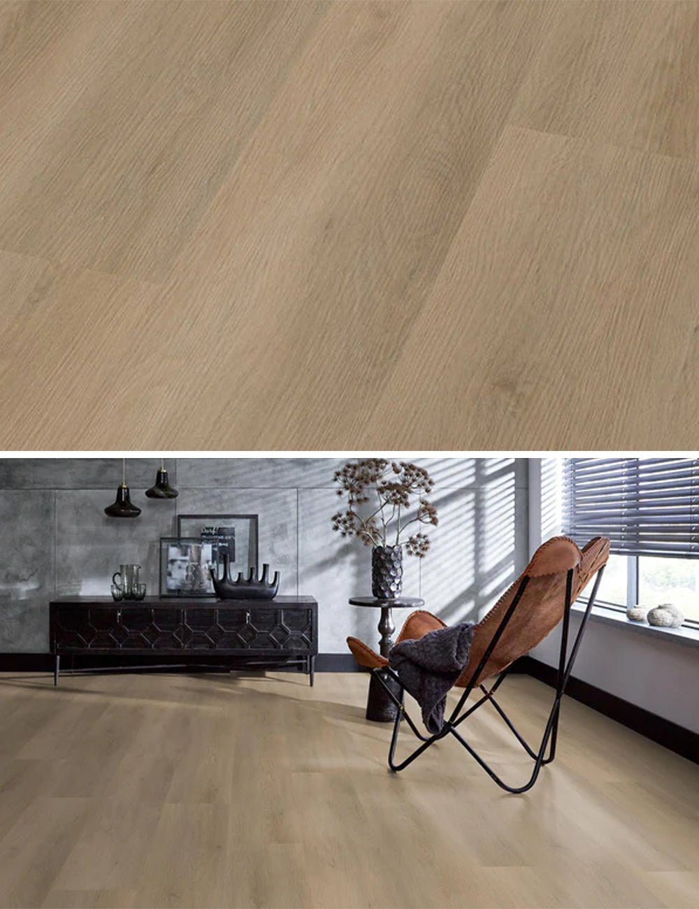 Floorlife Newham Natural Oak 8313 Dryback PVC Rechte Stroken - Solza.nl