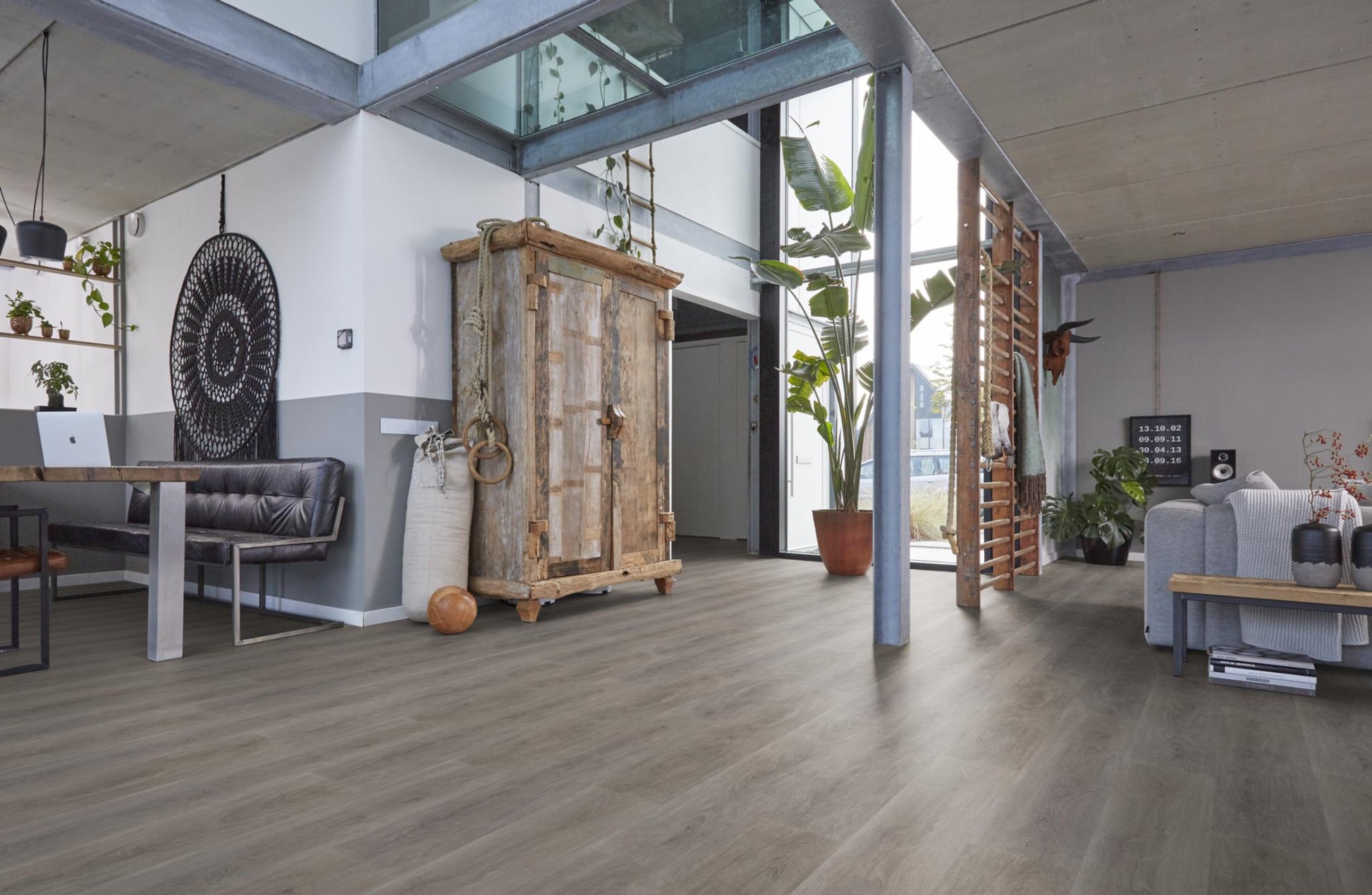 Floorlife Parramatta Grey Oak 1554 Dryback PVC Rechte Stroken - Solza.nl