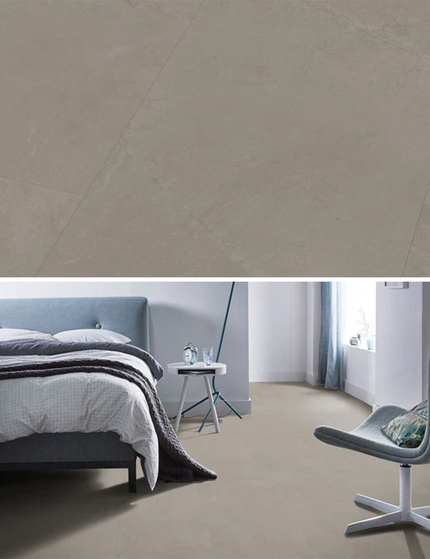 Floorlife Stanmore Warm Grey 3311 Tegel SRC Click PVC - 91.4 x 45.5 cm - Solza.nl
