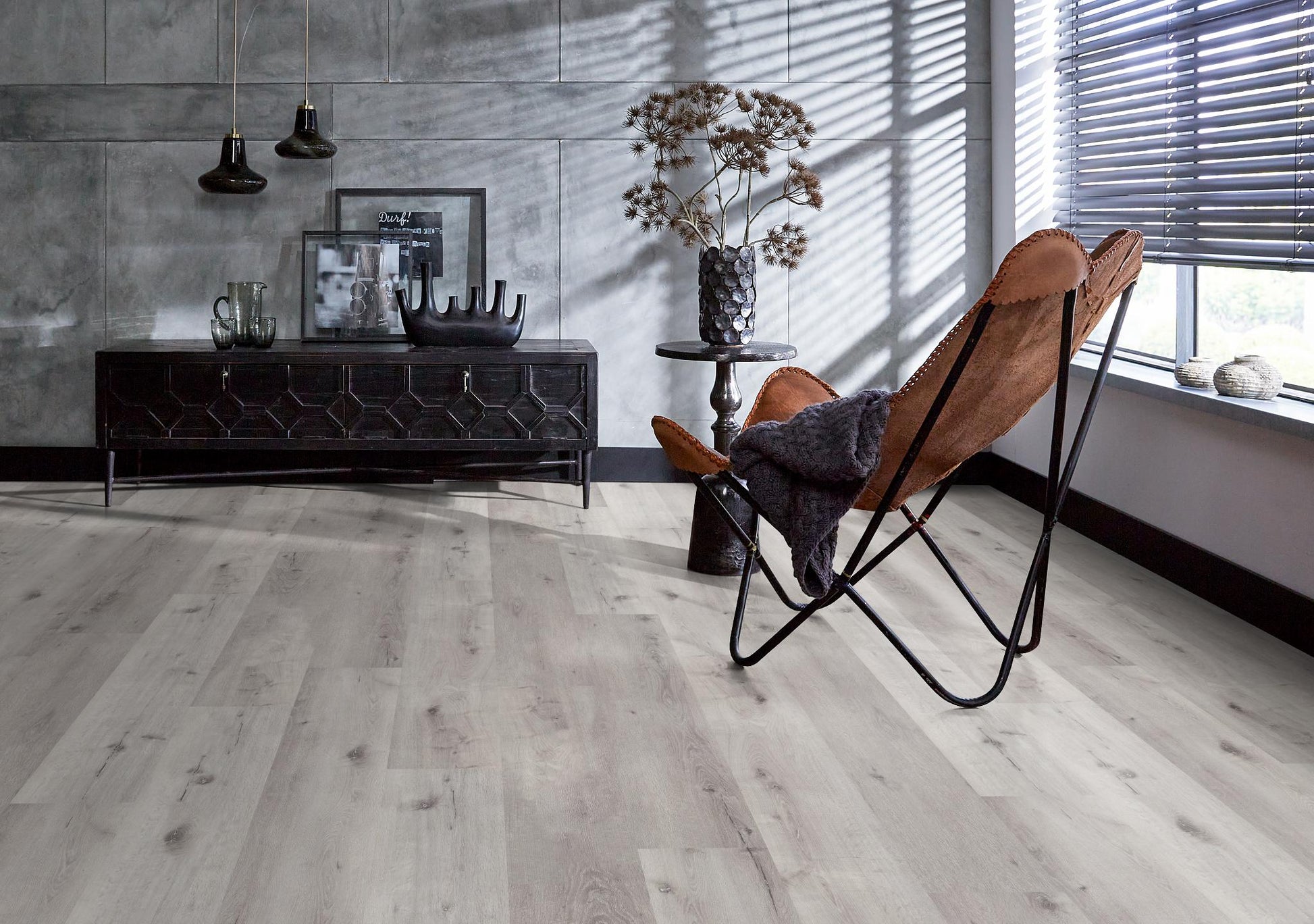 Floorlife Sydney Harbour Light Grey 1913 Dryback PVC Rechte Stroken - Solza.nl