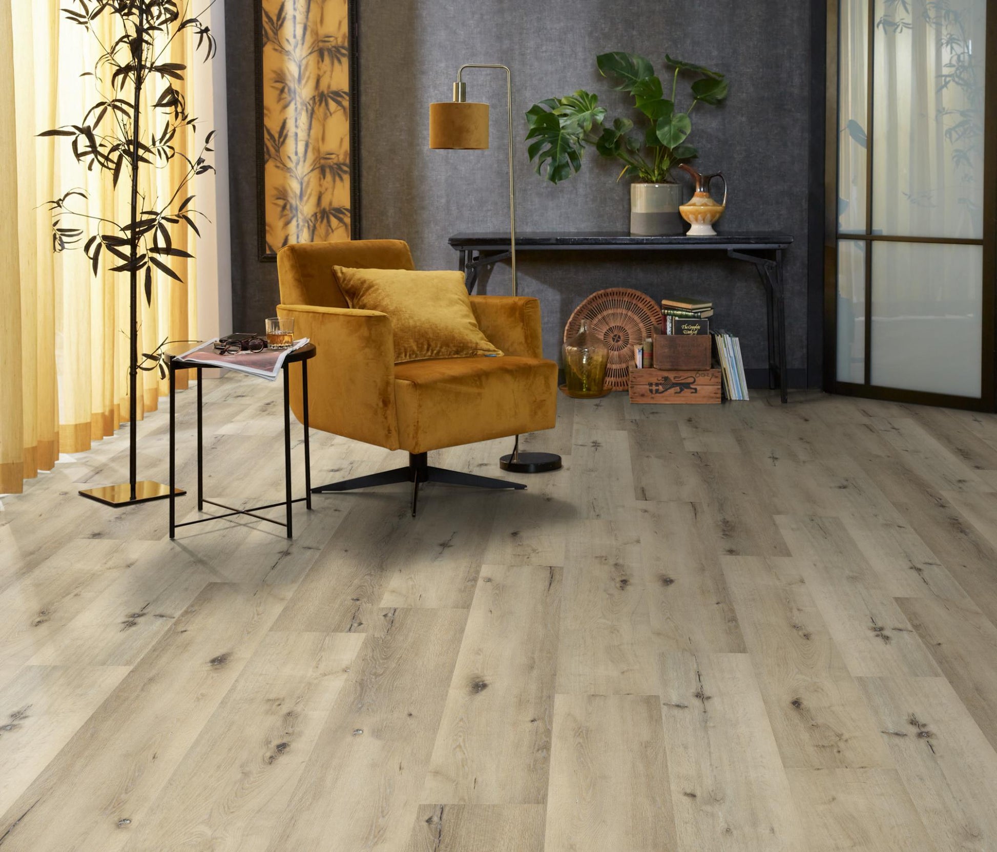 Floorlife Sydney Harbour Light Oak 1911 Dryback PVC Rechte Stroken - Solza.nl