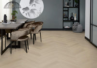 Floorlife Visgraat Click PVC YUP Fulham Herringbone Beige 2613 SRC - Solza.nl