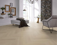 Floorlife Visgraat Click PVC YUP Fulham Herringbone Beige 2613 SRC - Solza.nl