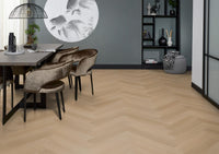 Floorlife Visgraat Click PVC YUP Fulham Herringbone Natural Oak 2610 SRC - Solza.nl