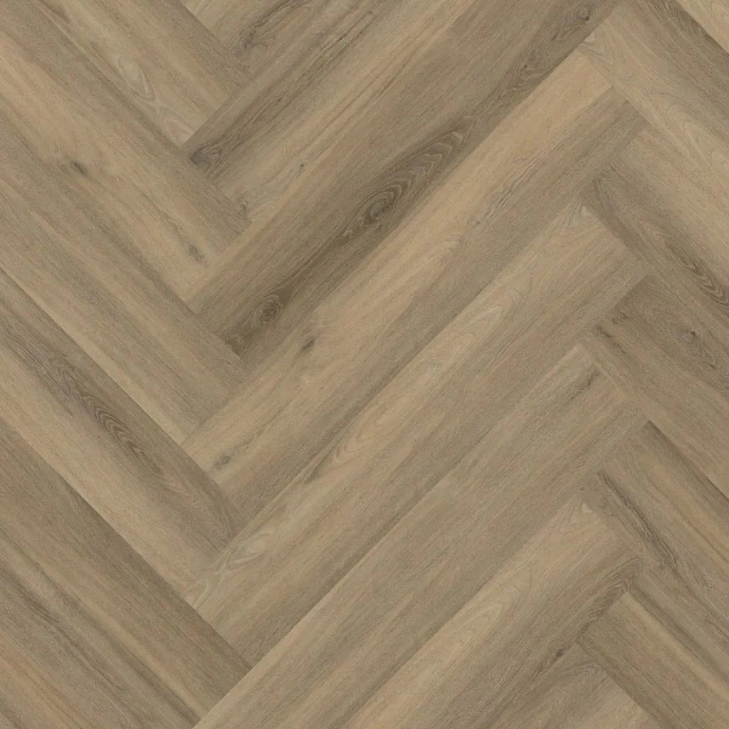 Floorlife Visgraat Click PVC YUP Herringbone Paddington Light Brown 3502 - Solza.nl