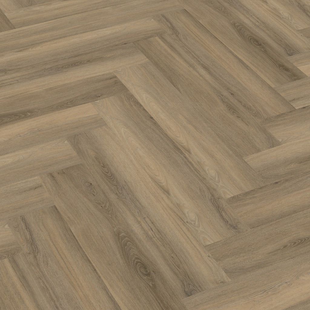 Floorlife Visgraat Click PVC YUP Herringbone Paddington Light Brown 3502 SRC - Solza.nl