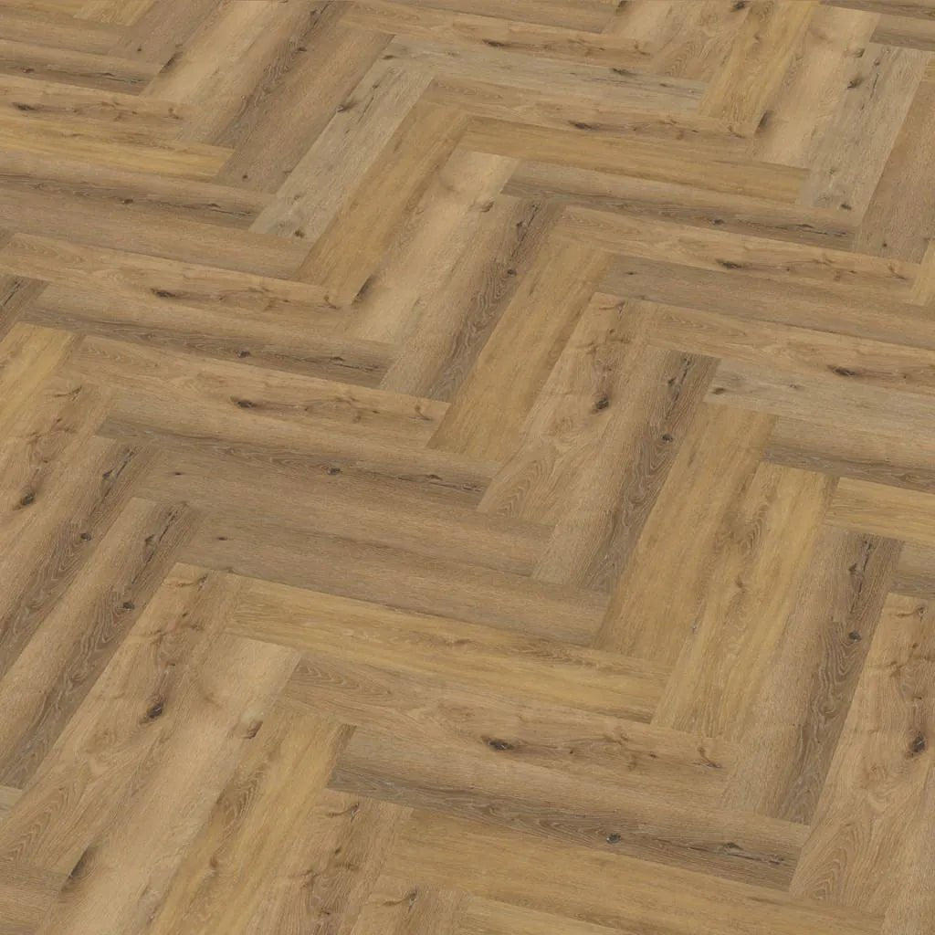 Floorlife Visgraat Click PVC YUP Herringbone Sydney Harbour Dark Oak 2504 - Solza.nl