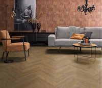 Floorlife Visgraat Click PVC YUP Leyton Herringbone Dark Oak 2823 SRC - Solza.nl