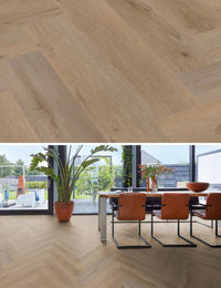 Floorlife Visgraat Click PVC YUP Leyton Herringbone Smoky 2821 SRC - Solza.nl