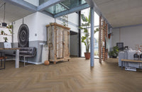 Floorlife Visgraat Click PVC YUP Leyton Herringbone Smoky 2821 SRC - Solza.nl