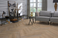 Floorlife Visgraat Click PVC YUP Leyton Herringbone Smoky 2821 SRC - Solza.nl